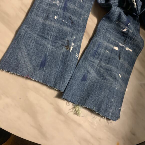 Si Tu Veux Superstack Indigo Wash Mens Jeans Size 28 - Picture 5 of 8